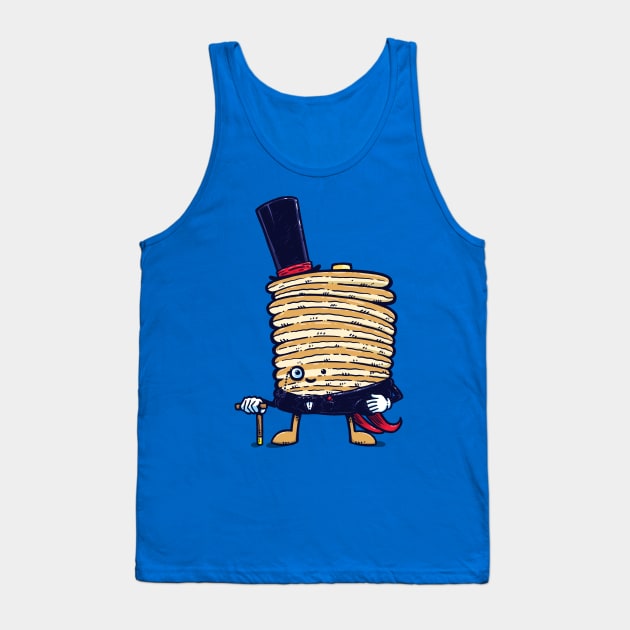 Fancy Captain Pancake Tank Top by nickv47